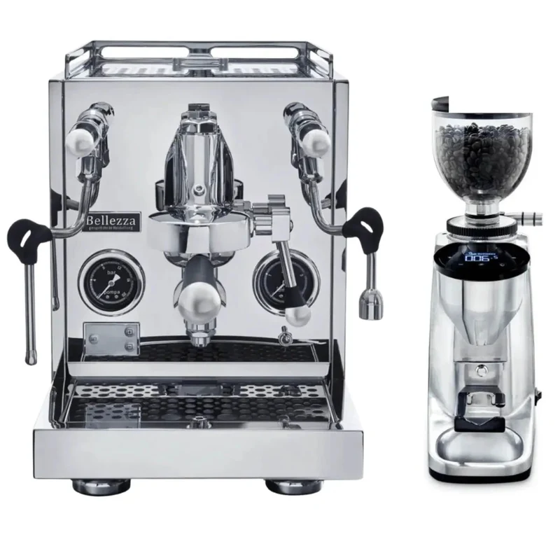 Bellezza Home Espresso Bundle - Inizio R and Inizio R Leva Espresso & Piccola Grinder