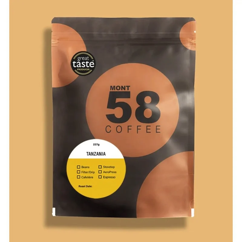 MONT58 Tanzania Single Origin Coffee Beans