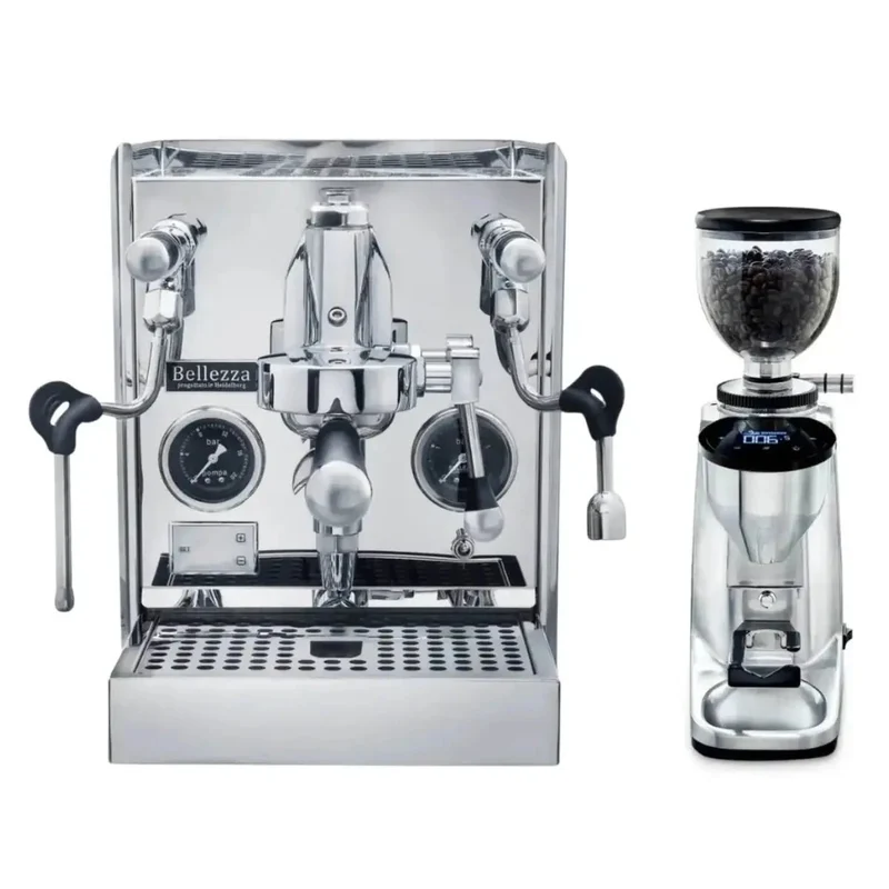 Bellezza Home Espresso Bundle - Francesca and Francesca Leva Espresso & Piccola Grinder