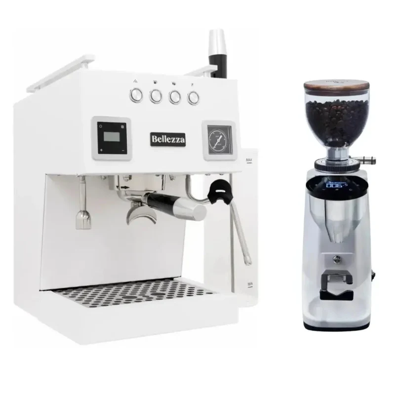 Bellezza Home Espresso Bundle - Bellona Dual Boiler Espresso & Piccola Grinder