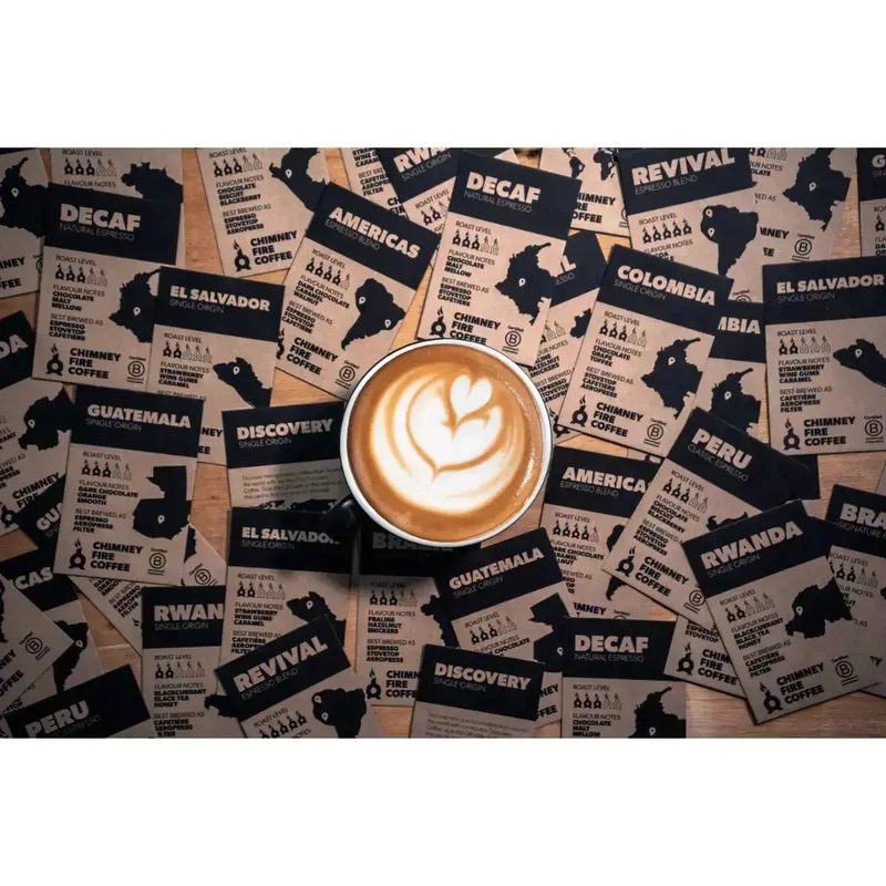 Chimney Fire El Salvador Coffee Beans - Strawberry, Wine Gums, Caramel