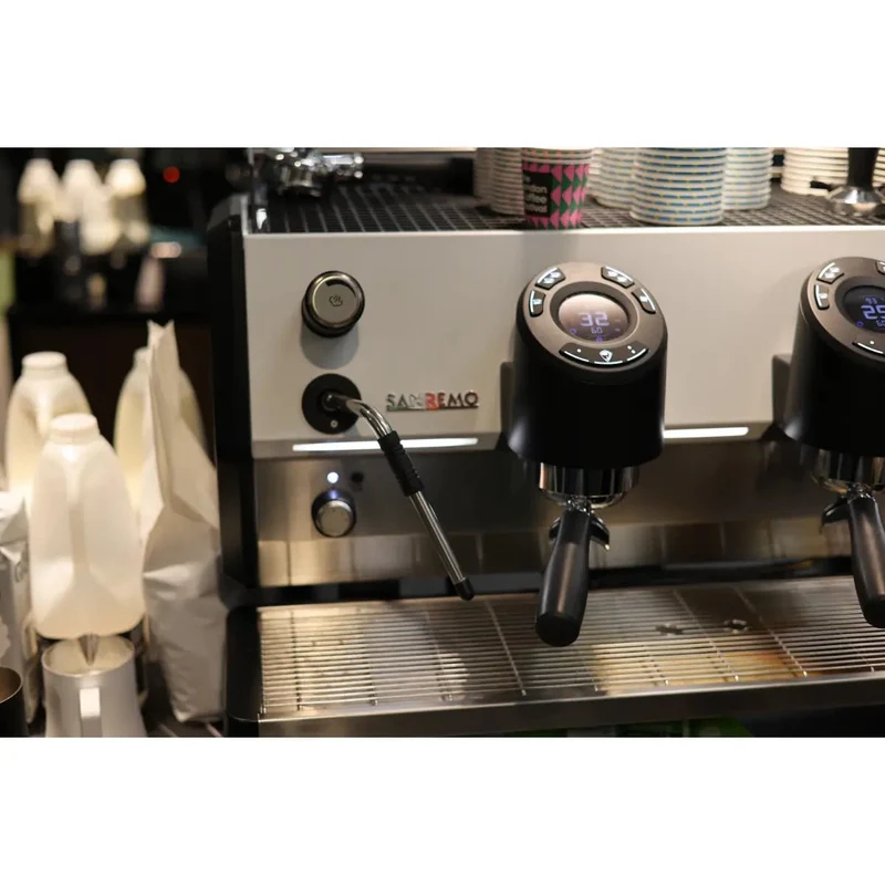 Sanremo D8 Plus 2/3 Group Espresso Machine - LED Lights, Cool Touch Wands & Mixed Hot Water