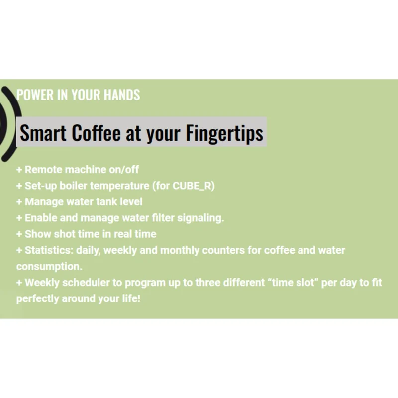 Sanremo Cube-R Semi Professional Espresso Machine - Pre infusion & Cool Touch