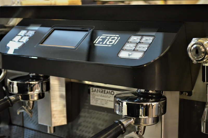 Sanremo F18 Multi-Boiler 2 Group Espresso Machine + Mahlkonig E80 GBS Grind by Weight Grinder