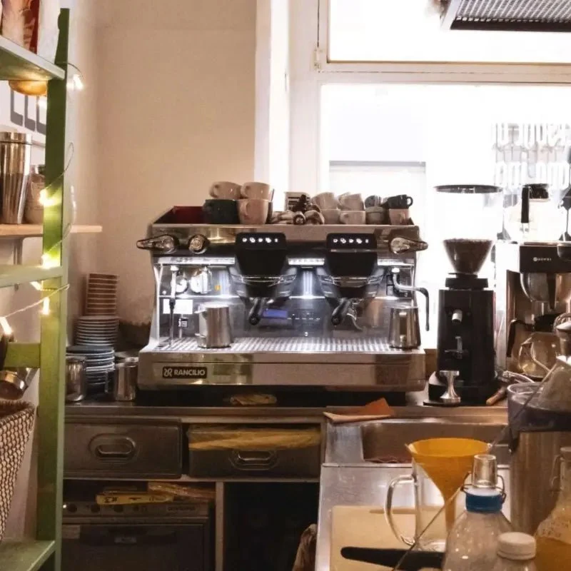 Rancilio Classe 5 USB 2 Group Espresso Machine with Isteam + Rancilio Kryo Evo 65 OD Coffee Grinder