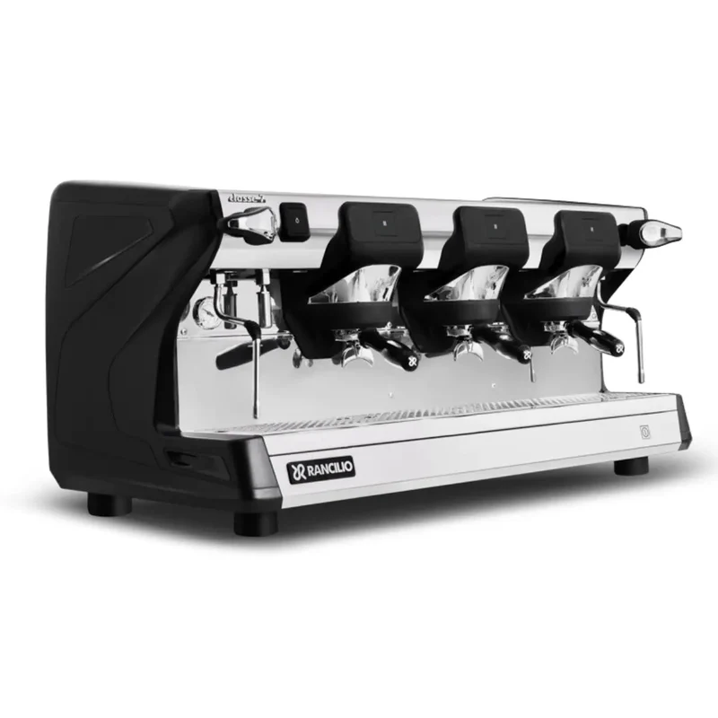 Rancilio Classe 7 S Group 3 Espresso Machine in Black - Single Boiler