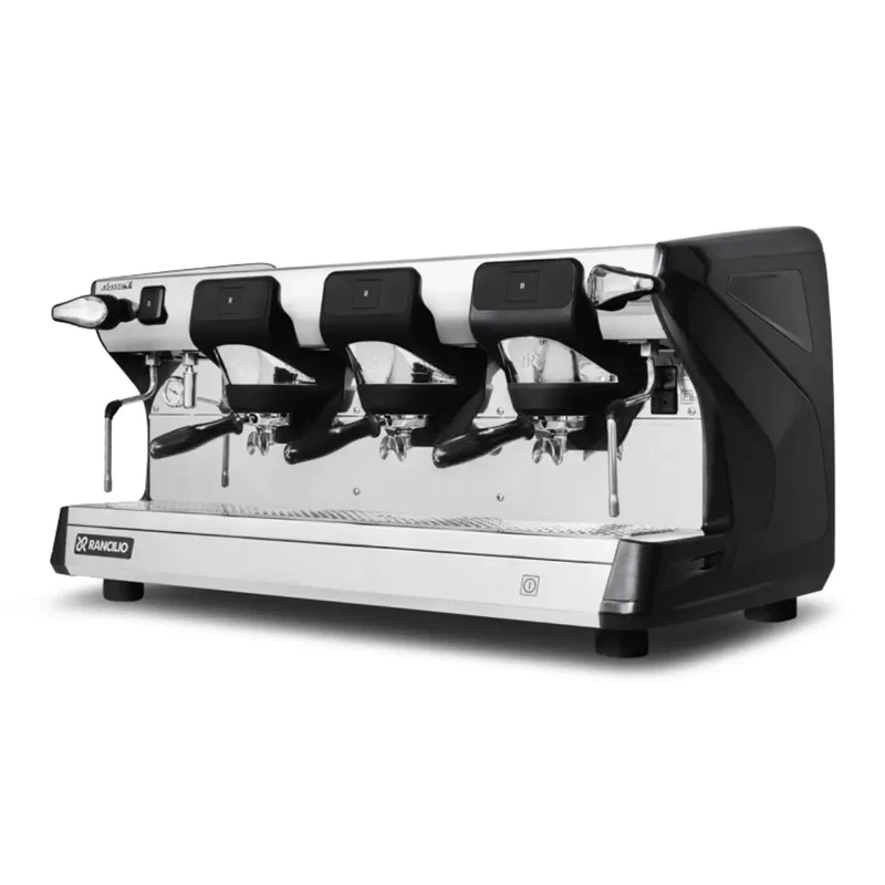 Rancilio Classe 7 S Group 3 Espresso Machine in Black - Single Boiler