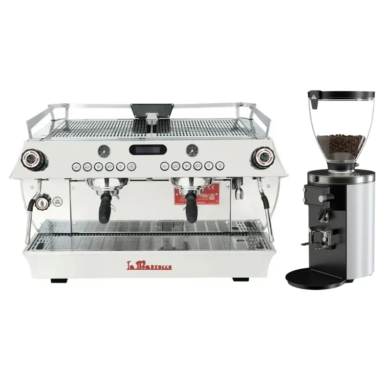 La Marzocco GB5 S AV 2 Group Espresso Machine + Mahlkonig E80W GBS Grinder - Commercial Bundle Kit
