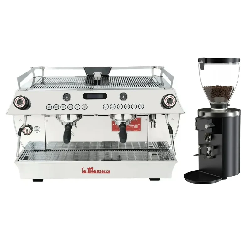 La Marzocco GB5 S AV 2 Group Espresso Machine + Mahlkonig E80W GBS Grinder - Commercial Bundle Kit