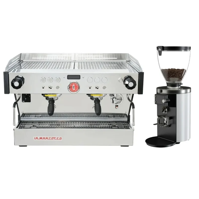 La Marzocco Linea PB S 2 Group Espresso Machine + Mahlkonig E80W GBS Grinder - Commercial Bundle Kit