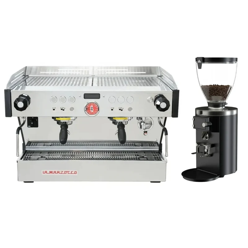 La Marzocco Linea PB S 2 Group Espresso Machine + Mahlkonig E80W GBS Grinder - Commercial Bundle Kit