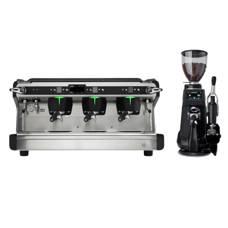 Rancilio Classe 20 Espresso Machine - ASB Automatic Technology + Rancilio Bond OD Espresso Grinder