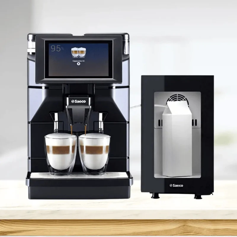 Saeco Magic M1 Espresso Machine + Saeco FR7L-N Fridge Home Bundle Kit