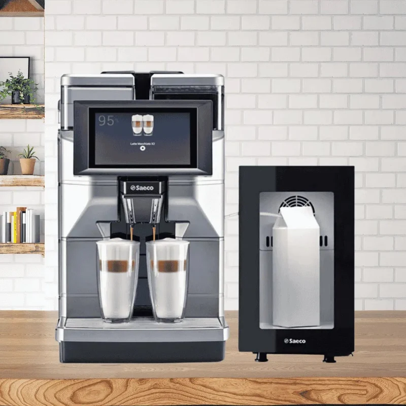 Saeco Magic M2 Espresso Machine + Saeco FR7L-N Fridge Home Bundle Kit