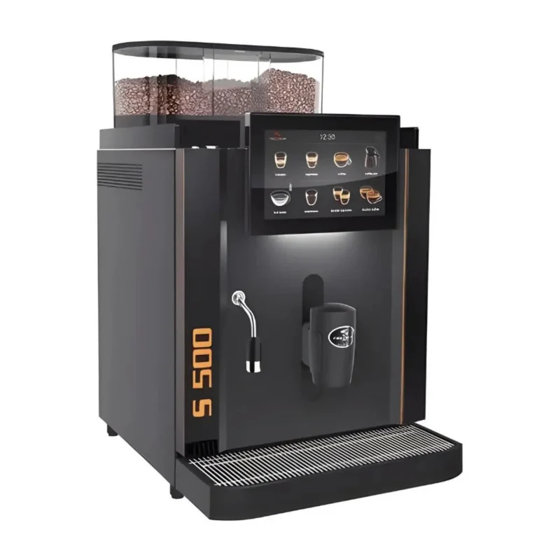 Rex Royal S500 Bean to Cup Coffee Machine + 10 Litre Milk Fridge, Installation and Service Package