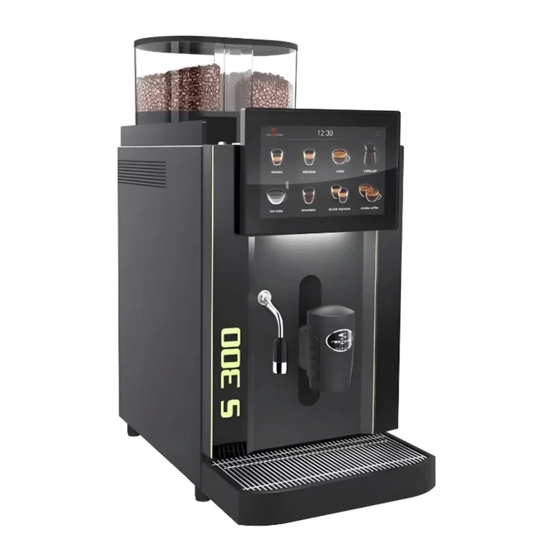 Rex Royal S300 Bean to Cup Coffee Machine + 9 Litre Milk Fridge, Installation and Service Package