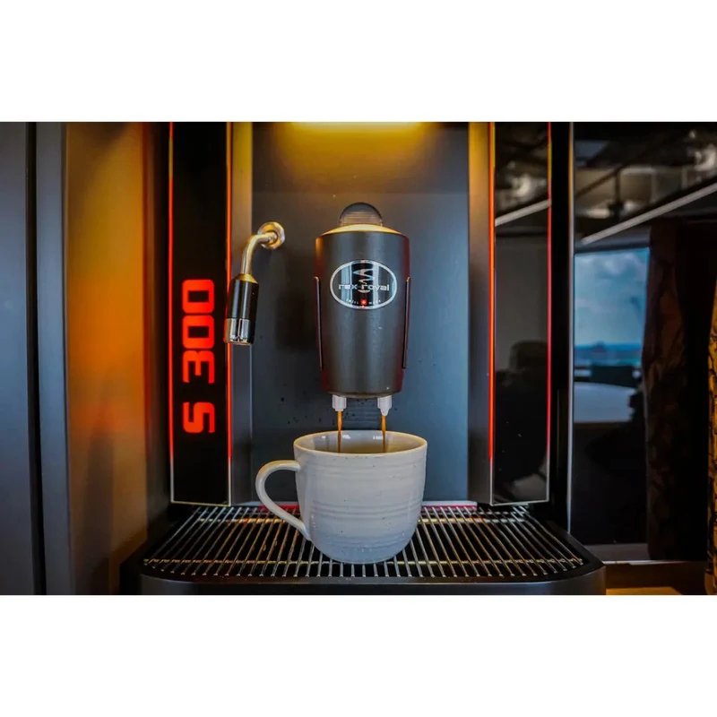Rex Royal S300 Bean to Cup Coffee Machine + 9 Litre Milk Fridge, Installation and Service Package