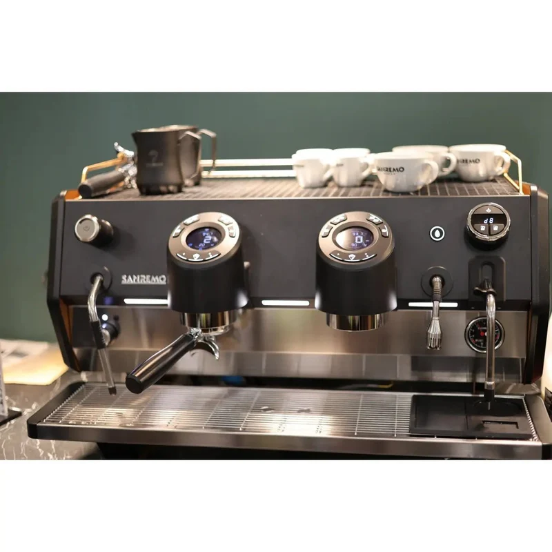Sanremo D8 2 Group Espresso Machine + SR64 EVO Pro Sense Grinder - Commercial Bundle Kit