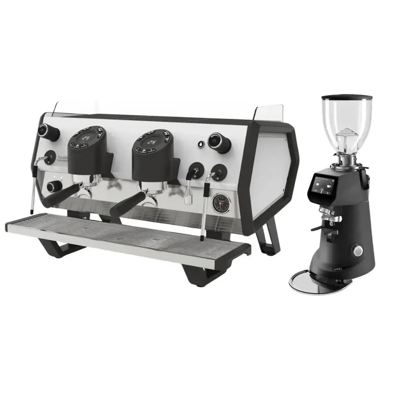 Sanremo D8 Plus 2 Group + SR64 EVO Pro Sense (Grind by Weight) Commercial Bundle Kit