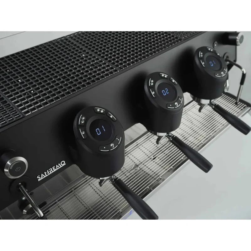 Sanremo D8 Plus 2 Group + SR64 EVO Pro Sense (Grind by Weight) Commercial Bundle Kit