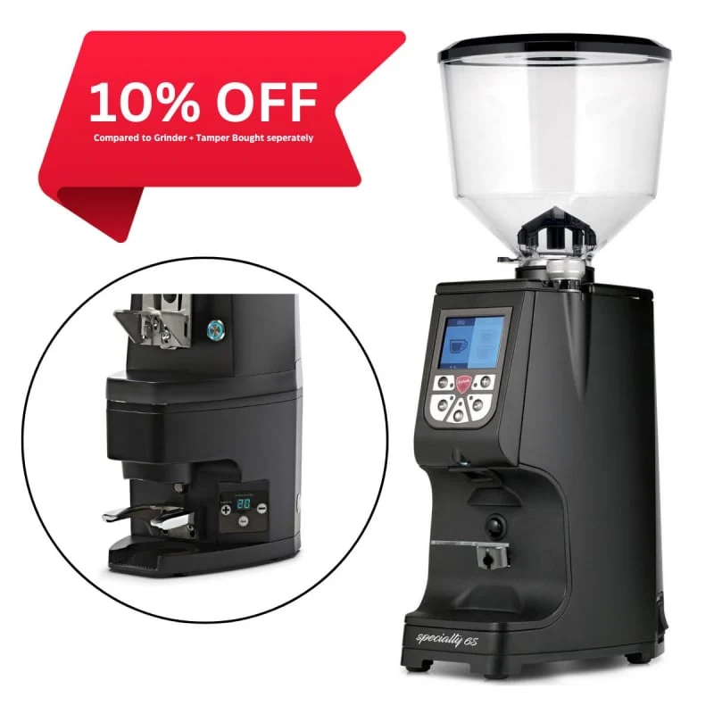 Eureka Atom Specialty 65 Grinder + Atom Automatic Tamper