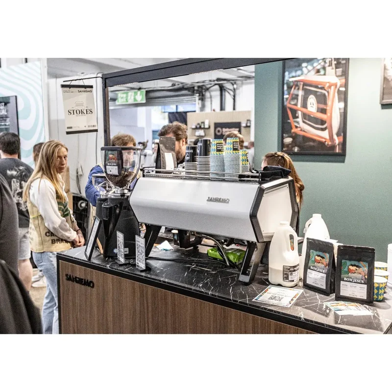 Sanremo D8 Pro 2 Group + SR83 E Pro Grinder Commercial Bundle Kit