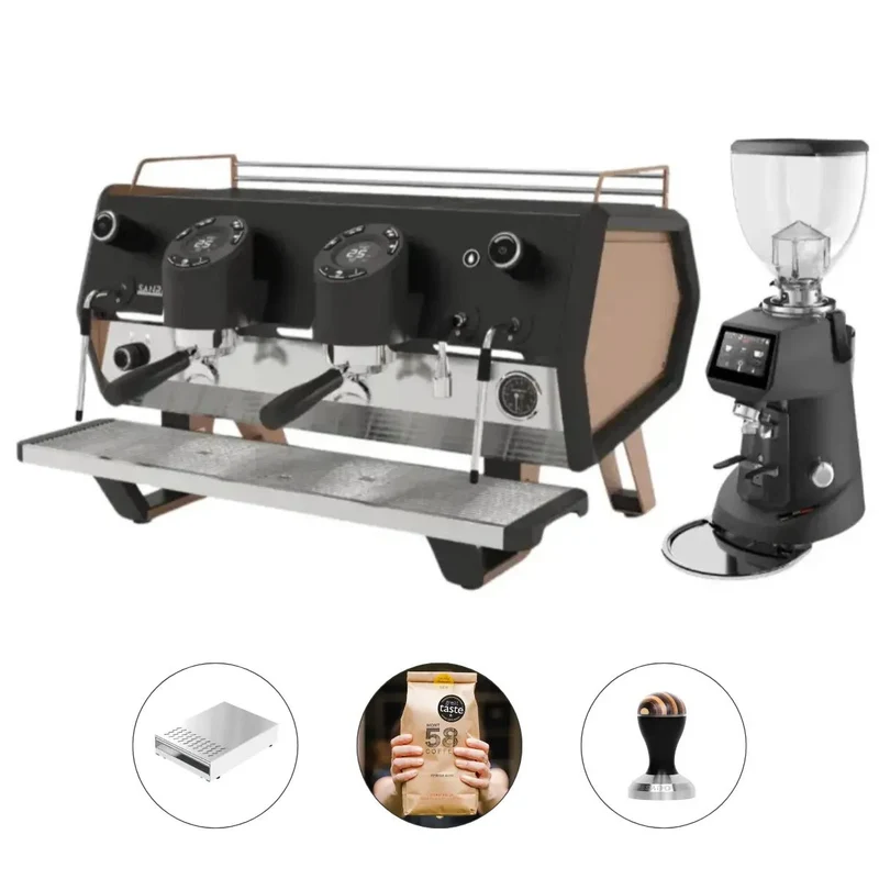 Sanremo D8 Pro 2 Group + SR64 EVO Pro Sense (Grind by Weight) Commercial Bundle Kit