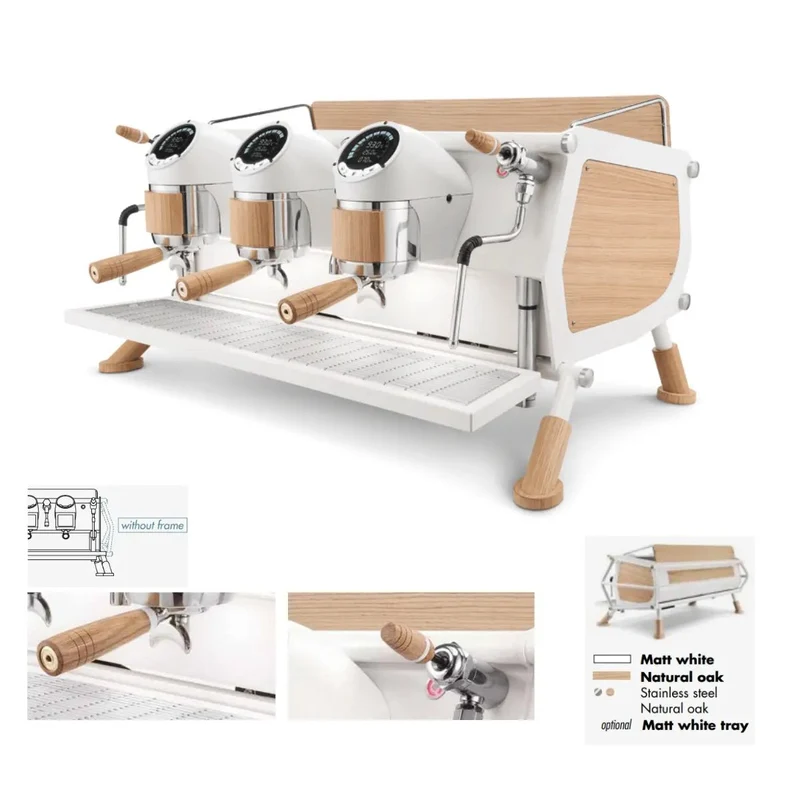Sanremo Café Racer: Custom Made Espresso Machine 2/3 Group - Advanced Stainless Steel Boiler