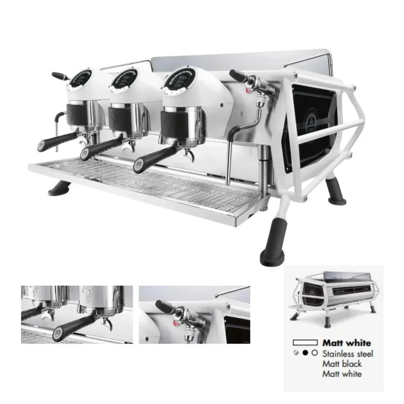 Sanremo Café Racer: Custom Made Espresso Machine 2/3 Group - Advanced Stainless Steel Boiler