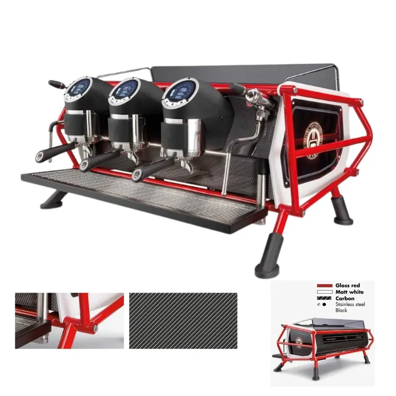 Sanremo Café Racer: Custom Made Espresso Machine 2/3 Group - Advanced Stainless Steel Boiler