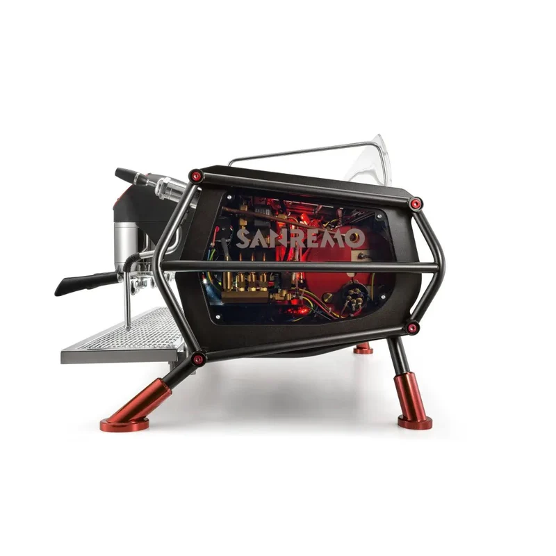 Sanremo Café Racer: Naked Espresso Machine 2/3 Group - Advanced Stainless Steel Boiler