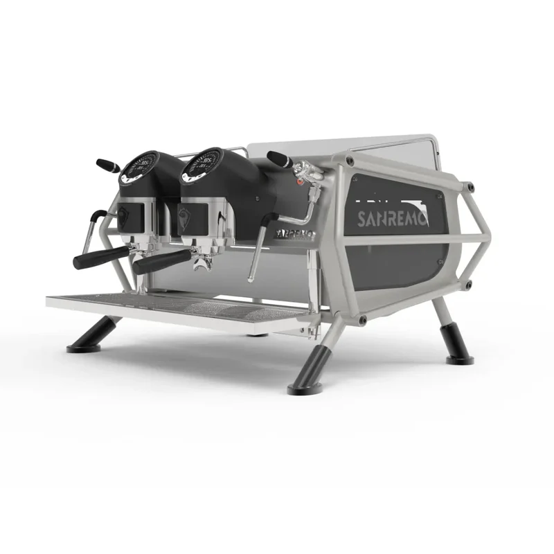 Sanremo Café Racer: Naked Espresso Machine 2/3 Group - Advanced Stainless Steel Boiler