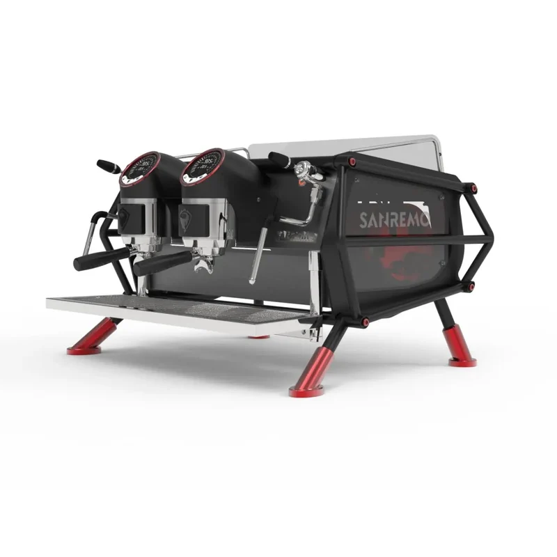 Sanremo Café Racer: Naked Espresso Machine 2/3 Group - Advanced Stainless Steel Boiler