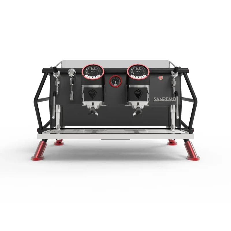 Sanremo Café Racer: Naked Espresso Machine 2/3 Group - Advanced Stainless Steel Boiler