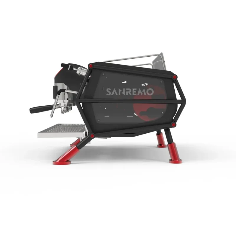 Sanremo Café Racer: Naked Espresso Machine 2/3 Group - Advanced Stainless Steel Boiler