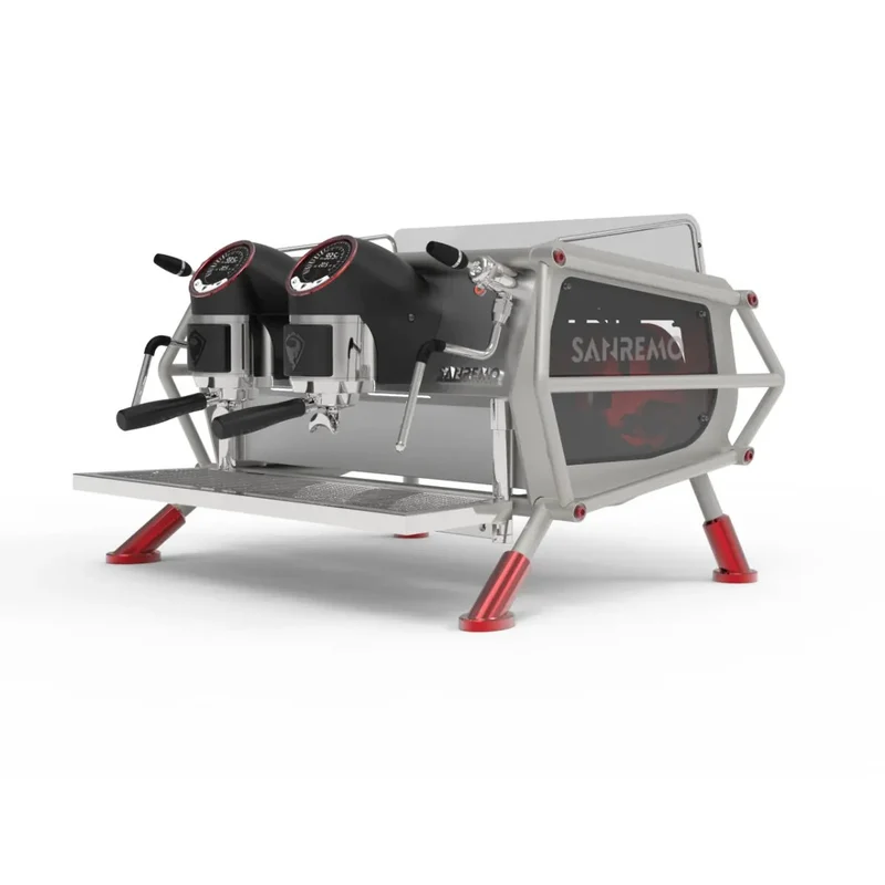 Sanremo Café Racer: Naked Espresso Machine 2/3 Group - Advanced Stainless Steel Boiler