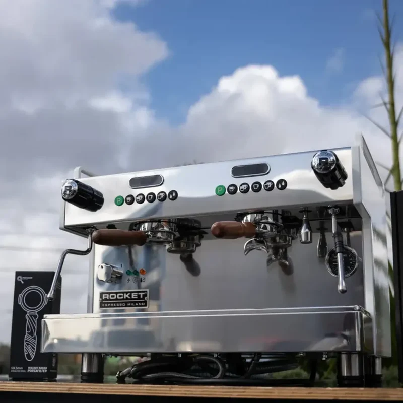 Rocket Boxer Evo Commercial Coffee Machine - Thermosiphon Heat Exchanger - Automatic