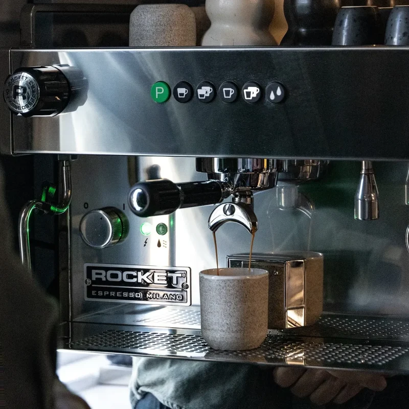 Rocket Boxer Evo Commercial Coffee Machine - Thermosiphon Heat Exchanger - Automatic