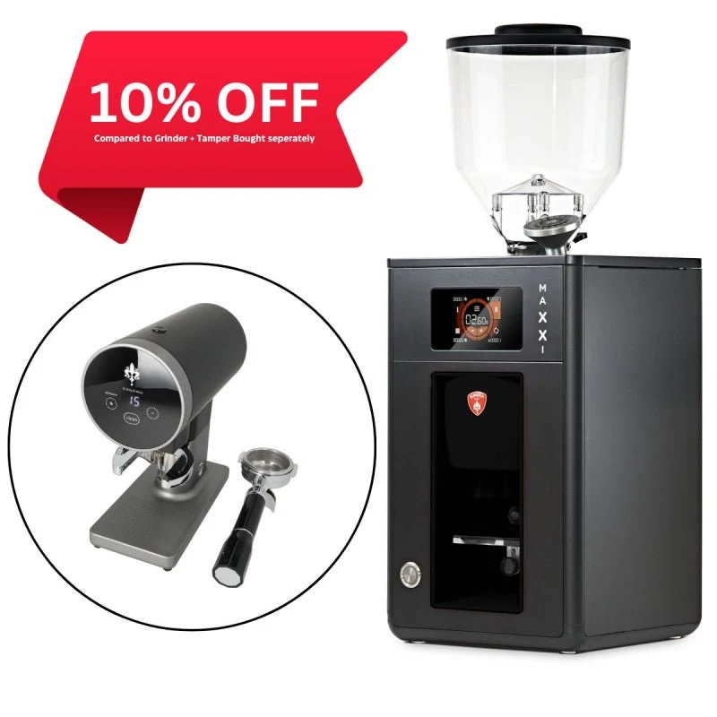 Eureka Maxxi Espresso Grinder + Eureka Disko Auto Tamper