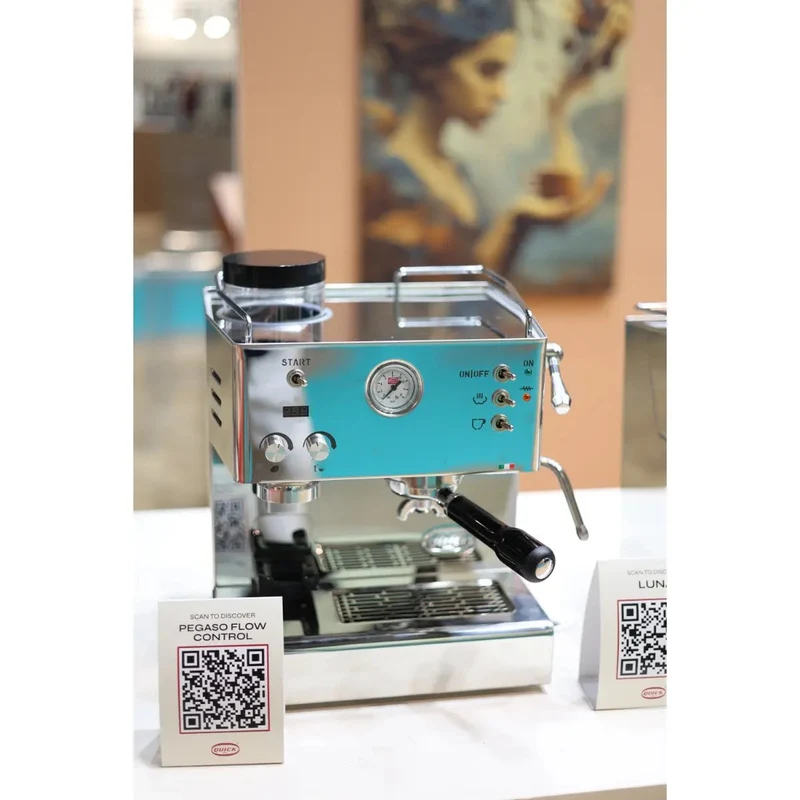 Quick Mill Pegaso Espresso Machine + Integrated Coffee Grinder & Flow Control