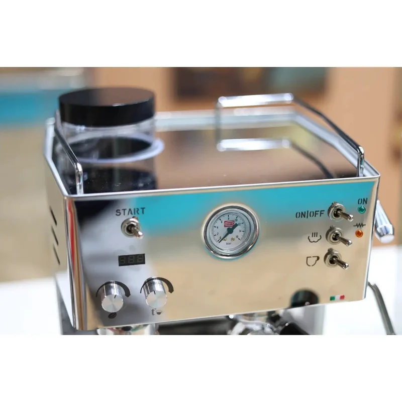 Quick Mill Pegaso Espresso Machine + Integrated Coffee Grinder & Flow Control