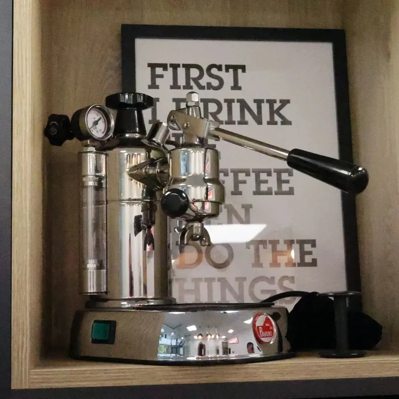 La Pavoni Professional Lusso Espresso Machine - Manual Lever + 1.6L Boiler
