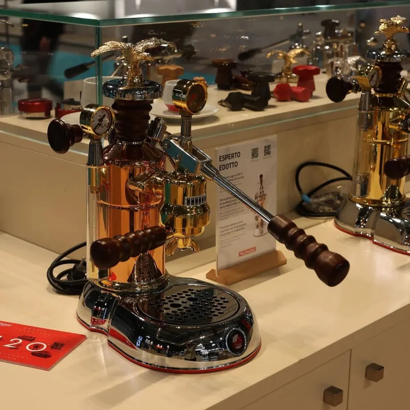 La Pavoni Esperto Edotto Espresso Machine - Manual Lever Operation +1.6L Boiler