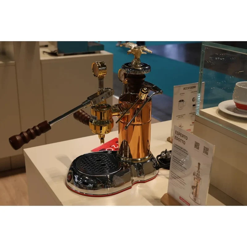 La Pavoni Esperto Edotto Espresso Machine - Manual Lever Operation +1.6L Boiler