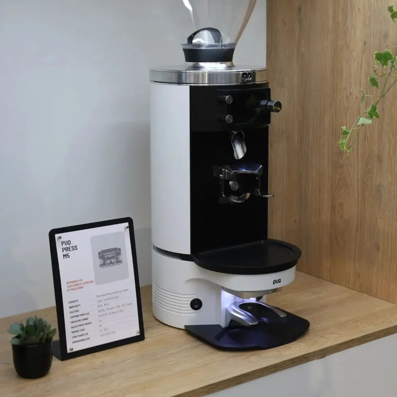 PUQPRESS M5 (GEN 5) - Automatic Under Tamper for Mahlkonig E80 Grinders