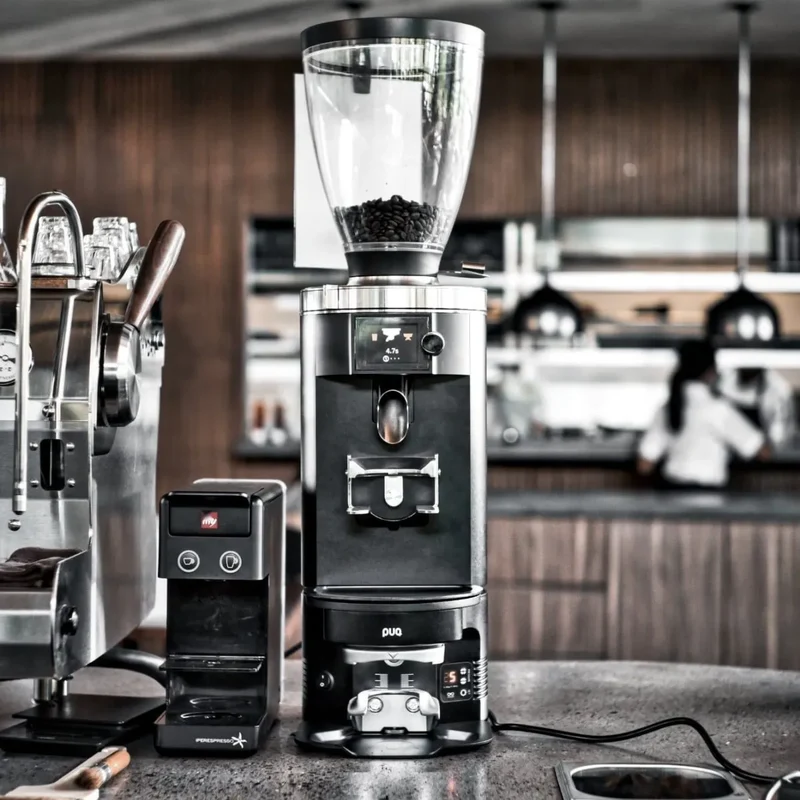 PUQPRESS M5 (GEN 5) - Automatic Under Tamper for Mahlkonig E80 Grinders