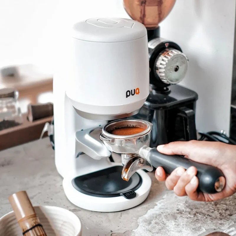 PUQPRESS Gen 5 Mini Automatic Coffee Tamper (125x150x220)