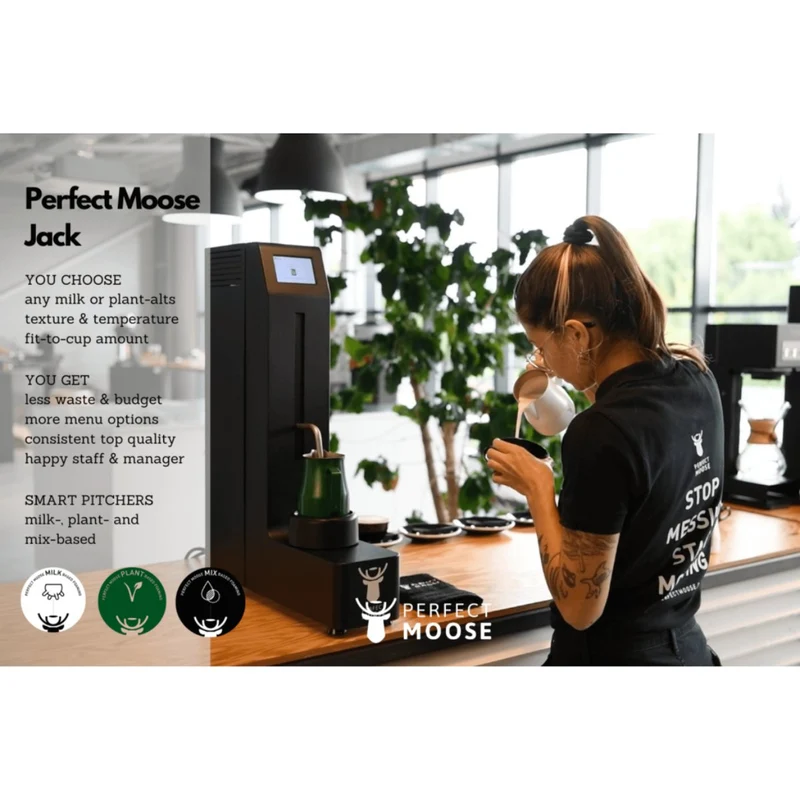 PERFECT MOOSE Jack Milk Foamer 35, 50 & 70cl Freestanding Unit