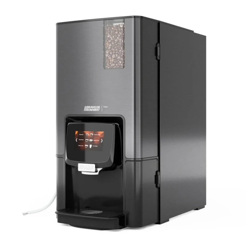 Bravilor Sego 11L Fresh Milk Bean to Cup Coffee & Espresso Machine + Instant Canister