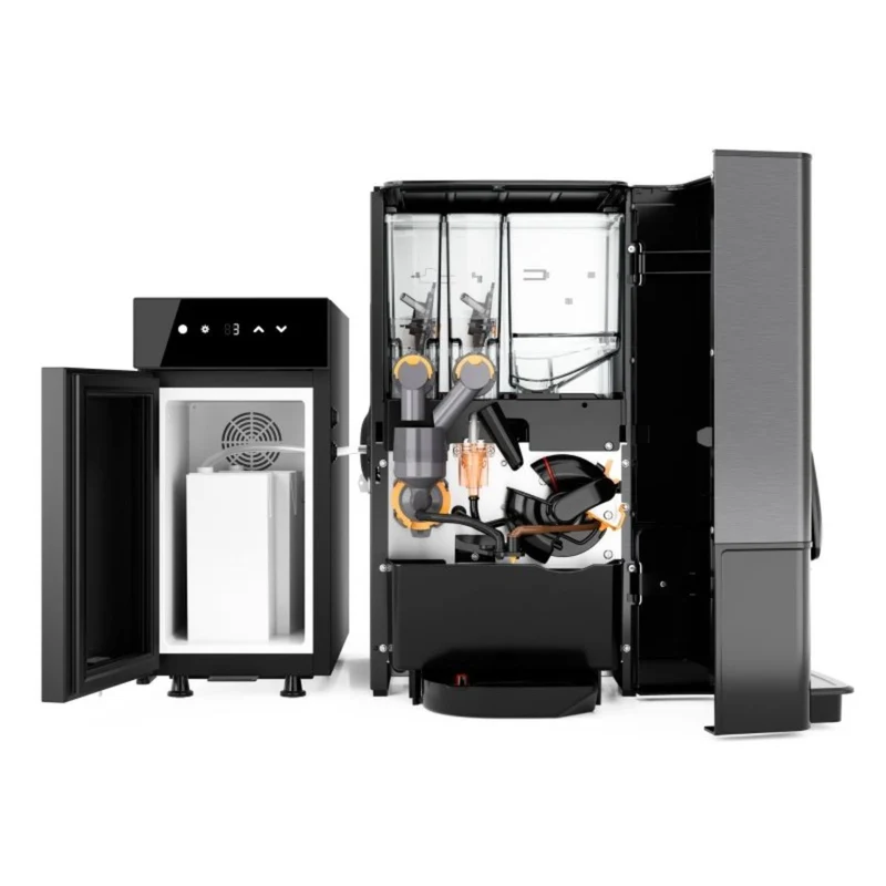 Bravilor Sego 11L Fresh Milk Bean to Cup Coffee & Espresso Machine + Instant Canister